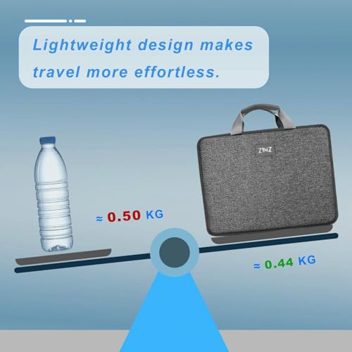ZINZ Expandable Laptop Case 15.6 Inch Sleeve, Protective Carrying Case Compatible with MacBook Neo 16", MacBook Pro 16"/15.4", Dell XPS 16" and Most 15" 15.6" 16" Notebook，MG01Y01 - color: Mg01y01, size: 15-16"
