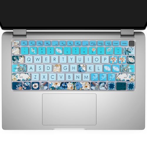 Silicone Keyboard Cover Skin for Dell Latitude 3000 3340 13.3"(2023)/ 5320 5330 5340 5350 13.3"/ 7320 7330 7340 7350,Peony - color: Peony