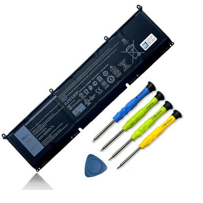 86Wh 69KF2 6-Cell Battery Replacement for Dell XPS 15 9500 9510 9520 G15 5510 5511 5515 5520 5521 Precision G5 G7 G16 M15 R3 R4 R5 R6 R7 M17 R3 R4 Inspiron 7510 7610 7620 P87F P91F 8FCTC 11.4V - size: 11.93*3.32*0.34 inch 69KF2