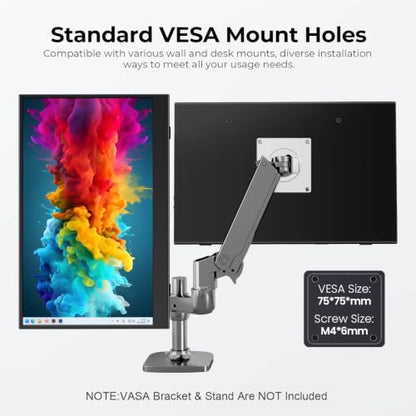 UFYQL Portable Monitor for Laptops - 15.6 -inch FHD 1080P IPS Screen, Built-in Speakers, USB-C/HDMI, Includes Protective Case, Compatible with Laptops, MAC, PC, Phones, PS4/5, Xbox, Switch