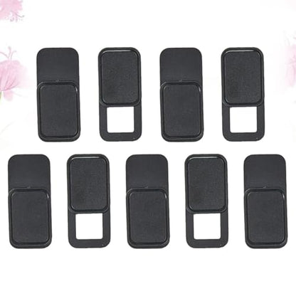 OSALADI Webcam Cover Slider for Privacy Protection 9pcs Metal Oval Shaped and Heat Resistance Compatible with Laptop Tablet and Phone Cameras