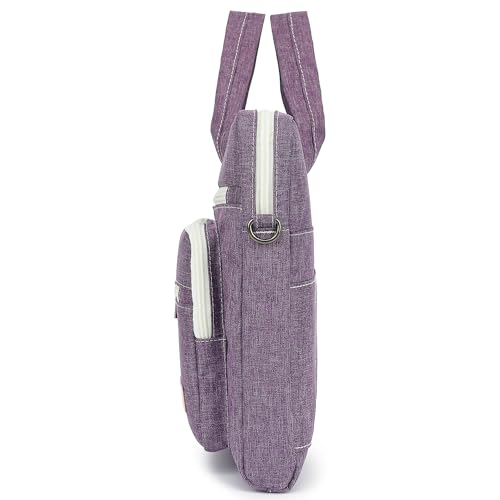 DACHEE Laptop Shoulder Bag for 15 Inch/15.6 Inch Macbook Pro - color: New Purple