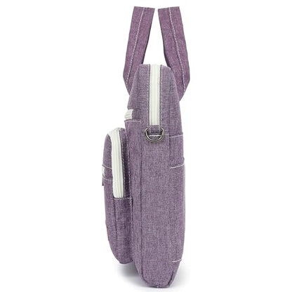 DACHEE Laptop Shoulder Bag for 15 Inch/15.6 Inch Macbook Pro - color: New Purple