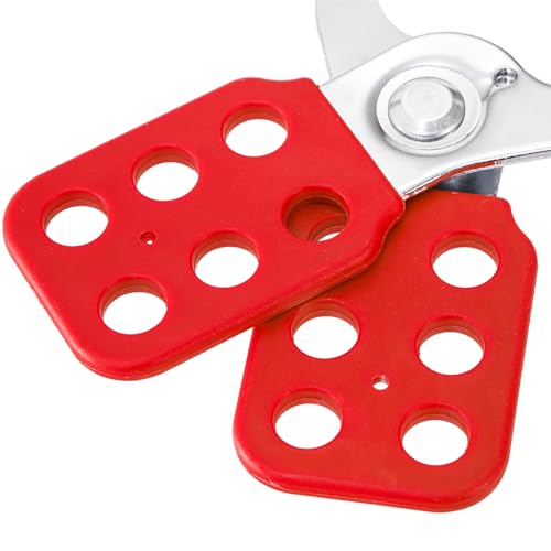 WUWEOT 8 Pack Lockout Tagout Hasp, Tamper-Proof Padlock Hasp, Stainless Steel Lock Out Tag Out Hasp, Impact-Resistant Loto Hasp with Extended Jaw (1 Inches) - size: 1 Inches