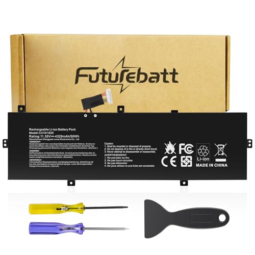 Futurebatt C31N1620 Laptop Battery Replacement for Asus Zenbook U4100 U4100U U4100UQ UX430U UX430U UX430UQ UX3400 UX3400U UX430UQ-GV015T Series 0B200-02370000 C31POJH BX430 BX430UA - size: C31N1620 12.1 4.9 0.7 in