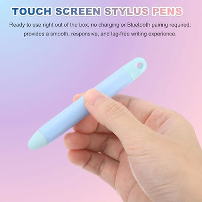 PATIKIL Stylus Pens for Touch Screen, High Sensitivity Universal Pen Capacitive Digital Pens Touchscreen Stylus for Phone Tablets Laptop Touch Screen Devices, Blue - color: Blue