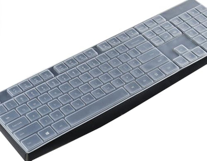 Silicone Keyboard Cover Skin Compatible for HP EliteOne 800 G4 All-in-One PC, HP USB Slim Business Keyboard SK-2120 KU-1469 KB-1469 803181 T4E63AT KBAR211 (Clear)