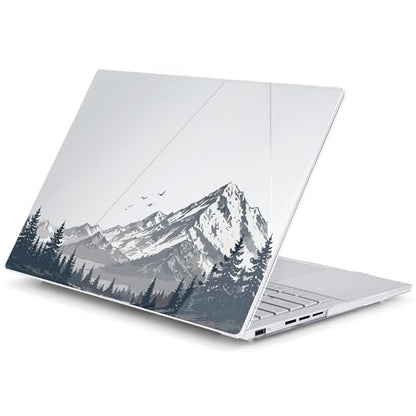 Batianda Creative Case for ASUS Zenbook 14 OLED 2024 2025, Misty Mountain | Model UX3405×× / UM3406××, Slim Plastic Hard Shell, For Outdoor Lovers, Ultra-Thin Lightweight Laptop Case - color: Misty Mountain