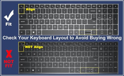 Cute Keyboard Cover for Dell Latitude 3550 5550 5540 5520 5521 3540 5531 5530 15.6" Laptop, Dell Precision 3591 3590 3581 3580 3571 3570 3560 3561 15.6" US Laptop Keyboard Skin -Stylish Colorful - color: Colorful