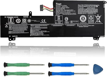 L16L6PC1 Laptop Battery, 11.58V 72Wh 6217mAh Compatible with Lenovo Yoga 720-15IKB Series Notebook L16M6PC1 L16C6PC1 5B10M53745 5B10M53743 5B10M53744 - size: 9.98*3.81*0.34 inch L16L6PC1