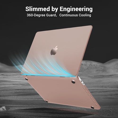 MOSISO Compatible with MacBook Pro 13 inch Case M2 M1, Beige Brown | Seamlessly Closes Crack-Resistant Hard Shell Case&Keyboard Cover M2 2026-2016 A2338 M1 A2251 A2289 A2159 A1989 A1708 A1706 - color: Beige Brown