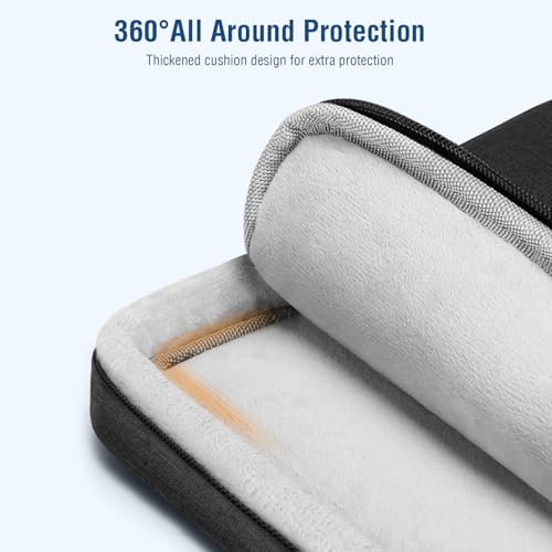 MOSISO 360 Protective Laptop Case 13-14 inch, 13.3 inch Laptop Sleeve,Black | Compatible with MacBook Neo/Air 13.6/Pro 13/Pro 14,HP Dell Acer ASUS,Side Open Carrying Bag with Horizontal&Vertical Pockets