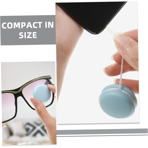 Vaguelly Macaron Screen Cleaning 6-Piece Set Soft Lens and Eyeglass Cleaners Mobile Phone Screen Wipers for Viewing