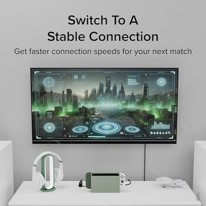 Plugable USB to Ethernet Adapter, USB 3.0 to Gigabit Ethernet, Compatible with Windows 11, 10, 8.1, macOS 11+ and Newer, Chrome OS