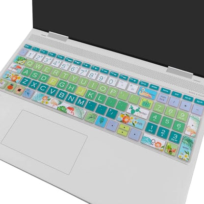 Keyboard Cover for HP Envy x360 15m-bp/bq /2020 2019 HP Pavilion 15/ HP Pavilion x360 15.6” Series/HP Envy 17 17.3" Series/HP Laptop 15t 17t 17-ca0011nr 17-by0040nr, Flamingo - color: Flamingo