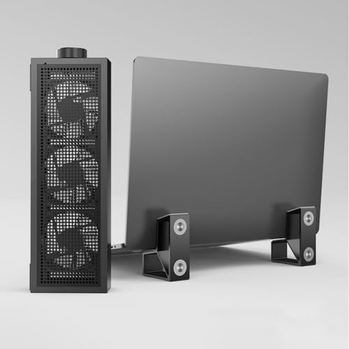NUOBESTY 1set RGB Laptop Cooling Pad Stand Fan Practical Laptop Accessory for Gaming and Work and Sturdy Design