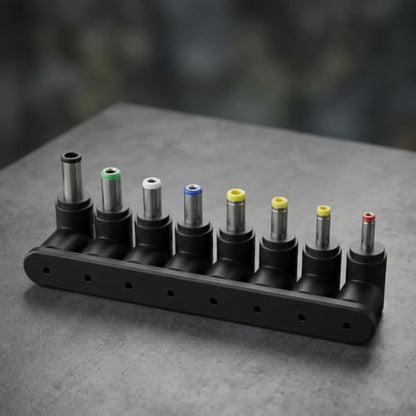 5.5 X 2.1 Mm Dc Power Jack, 8 Pcs DC Power Adapter Kit Right Angle Jack Converter Barrel Connector Set