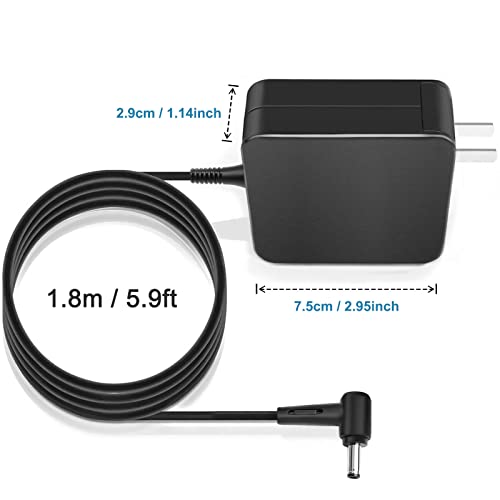 65W 45W AC Adapter Compatible with Asus f1502za f1504za e1404fa e1504ga e1504fa m1405y m1502y m1605y m1505y tn3402q tn3604y f1704z x1704z ExpertBook p2451fa B1500 vivobook Charger