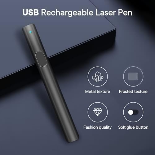 Green Laser Alignment Tool, Class 2 Compliant Indicator for Office Presentations, Training Sessions & Site Measurement (Grey)