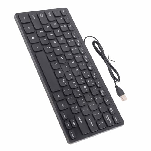 KIMISS K1000 Portable Mini Keyboard, USB Wired & Multimedia Kaypad, Compact LapAccessories, Computer Parts