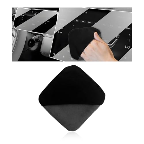 Car Screen Cleaner, Auto Touchscreen Cleaning Wipes Ultra-Soft Microfiber Pads, Square Cleaning Sleeve for Dashboard Display & Other Screens, Universal Car Accessories - color: Square, size: 1pcs