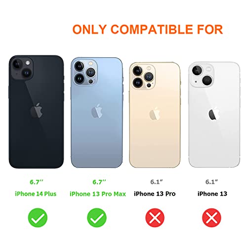 Screen Protector for iPhone 13 pro max iPhone 14 Plus Anti Blue Light Screen Protector Compatible with iPhone 14 Plus iPhone 13 pro max 3 Pack