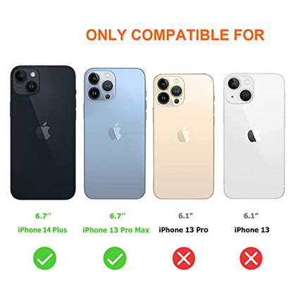 Screen Protector for iPhone 13 pro max iPhone 14 Plus Anti Blue Light Screen Protector Compatible with iPhone 14 Plus iPhone 13 pro max 3 Pack