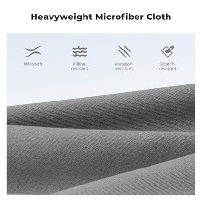K&F CONCEPT Cleaner Spray Kit,with Microfiber Cloth X3,Glasses Cleaner X3 | 60ml Mild Cleaning Liquid,High Density Cloths,Individually Packaged,Washable & Reusable,For Eyeglasses,Screen,and Camera,MK01