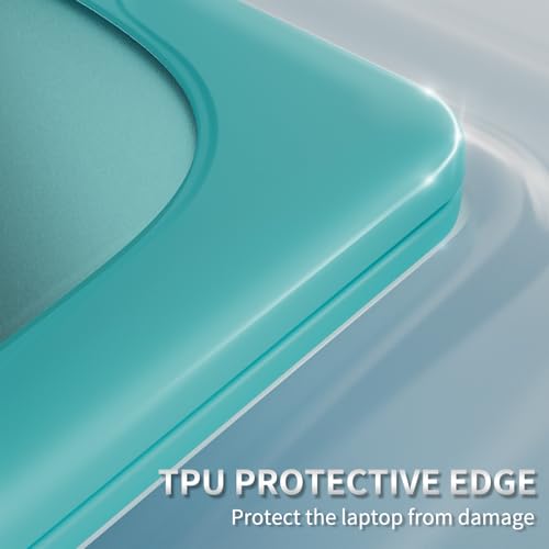 Heavy Duty Case for 14" HP Envy X360 2-in-1 2K Touch-Screen Laptop 2024 Release Shockproof Hard Shell Matte Translucent Anti-Fingerprint Protective Cover with TPU-Covered Edge (Blue) - color: Blue