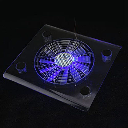 Ultra Silence USB Notebook Cooling with LED RGB Lights, Portable Cold Piston Fans for Laptop, Ergonomic Design for Players