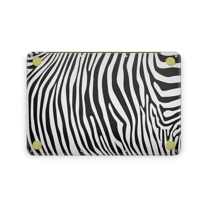 Laptop Skin Compatible with Apple MacBook Neo - Black Zebra - Premium 3M Vinyl Protective Wrap Decal Cover - Easy to Apply | Crafted in the USA by MightySkins - color: Black Zebra, size: MacBook Neo Full Cover Skin, style: Matte Finish