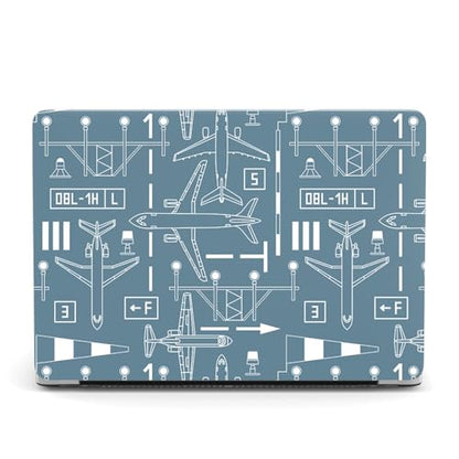 Hard Case Compatible with Old Version MacBook Pro 13 inch Case 2012 2011 2010 2009 2008 Release A1278 with CD-ROM, Laptop Plastic Hard Case Shell & Keyboard Cover, Airplane - color: Airplane, size: A1278(Pro 13" w/CD-ROM 2008-2012)