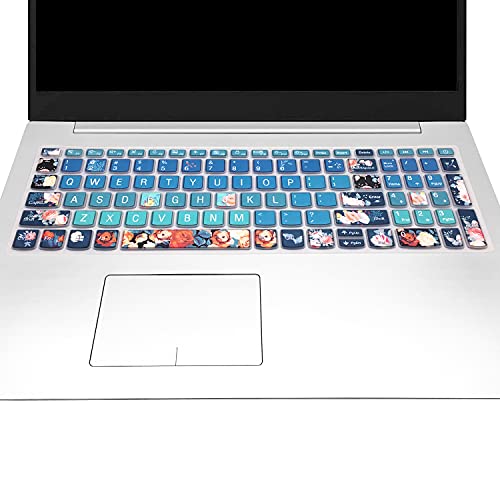 Keyboard Cover for Lenovo IdeaPad 320 330 330s 340s 520 720s 130 S145 L340 S340 15.6" 17.3"/ IdeaPad 3/Yoga C740 C940 15.6"/ ThinkBook 15/Lenovo-A12, Rose - color: Rose