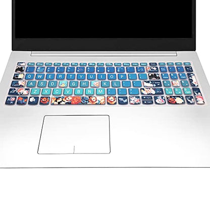 Keyboard Cover for Lenovo IdeaPad 320 330 330s 340s 520 720s 130 S145 L340 S340 15.6" 17.3"/ IdeaPad 3/Yoga C740 C940 15.6"/ ThinkBook 15/Lenovo-A12, Rose - color: Rose