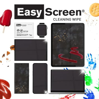 Easy Screen Cleaning Wipes, Electronic Screen Cleaning, Laptops, Monitors, Phone, Tablet, TV Screen Cleaning Wipe, 70 Wipes per Canister, Large 9"x 6" Durable Wipe (Pack of 2) - size: 1 Count (Pack of 140)