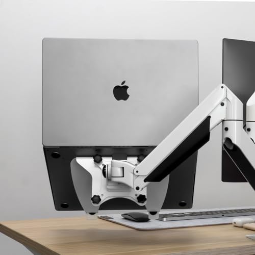 Desky Universal Laptop Mount - Adjustable VESA-Compatible Holder - Black - color: Black