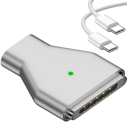 USB C to Magnetic 3 140W Charging Adapter Safe 3 Compatible with MacBook Pro 2023 (M2, 14/16 inch), MacBook Air 2022 (M2), MacBook Pro 2021 (M1, 14/16 inch) with 240W USB C Cable (1.5M) - size: Magnetic 3