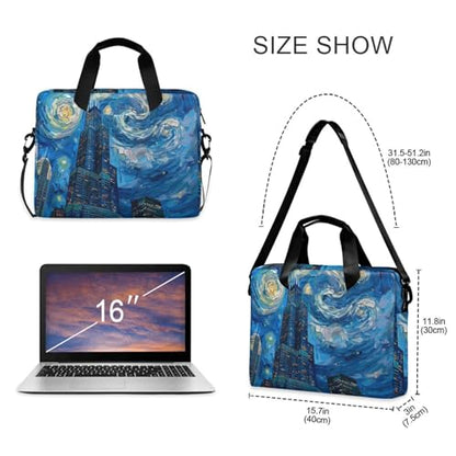 ALAZA Purple Dragon Laptop Case Bag Sleeve Portable Crossbody Messenger Briefcase w/Strap Handle, 13 14 15.6 inch - color: Multicolor6