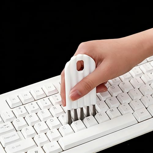 1PC Multifunction Computer Cleaning Kit – Soft Brush Keyboard Cleaner, Gap Dust Remover & Keycap Cleaning Tool for Laptop, PC, Mechanical Keyboard, Electronics
