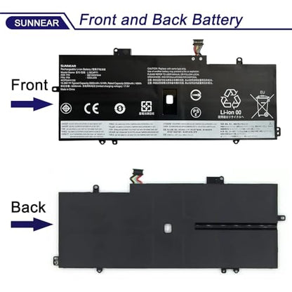 L18C4P71 L18M4P72 L18L4P71 Laptop Battery Replacement for Lenovo ThinkPad X1 Yoga 4th/5th Gen ThinkPad X1 Carbon 7th Carbon 8 Gen 5B10W13932 SB10K97644 SB10K97642 02DL004 02DL005 - size: 11.8*4.4*1.13 inches L18C4P71
