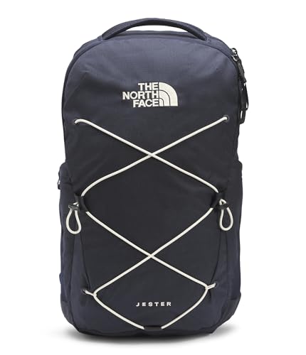 The North Face Jester Laptop Pack, Aviator Navy Lt Hth, OSFA | Commuter Daypack, Water Repellent, Laptop Sleeve - color: Aviator Navy Light Heather/Vintage White-npf