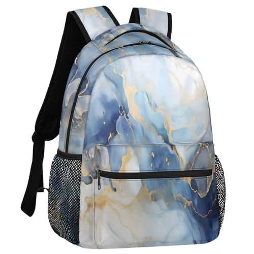 Marble Backpack for Women Men Adults Shoulder Computer Laptop Backpack Sports Hiking Gym Workout Travel Casual Daypack - color: Multicolor 5