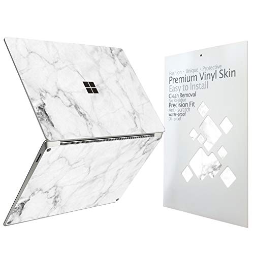 Ultra Thin Protective Cover Skin Decal Sticker for Microsoft Surface Laptop 5 (2022 Release) 13.5", Easy Apply, Anti-Scratch, Residue Free Vinyl Skin [Fresh Marble] - color: Fresh Marble, size: Surface Laptop5/4/3-13.5''