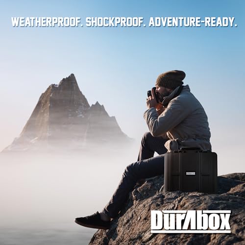 Durabox All Weather Hard Case 19 x 17 x 8” - TSA Approved Hard Shell Travel Case with Customizable Foam for Cameras, Lenses, Laptops, Electronics, Guns, Pistols and Other Gear - size: Large 19 x 17 x 8"