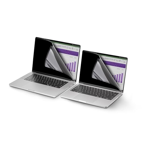 StarTech 13.3in 16:10 Laptop Privacy Screen, Flip-Up, +/-30 Deg. View | Anti-Glare Blue Light Filter, Laptop Security Shield, Touch-Enabled Privacy Filter