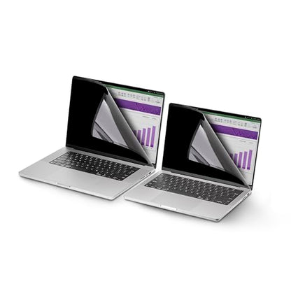 StarTech 13.3in 16:10 Laptop Privacy Screen, Flip-Up, +/-30 Deg. View | Anti-Glare Blue Light Filter, Laptop Security Shield, Touch-Enabled Privacy Filter