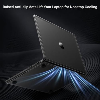 MOSISO Compatible with MacBook Pro 14 inch Case M5 M4 M3 M2 M1 2026-2021 | A3427 A3426 A3434 A3112 A3185 A3401 A2918 A2992 A2779 A2442, 3 in 1 Kit Reinforced Shock-Absorbing Hard Shell, Space Black - color: Space Black