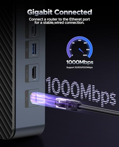 ORICO 12-in-1 USB C Hub with M.2 + SATA 2.5”/3.5” SSD/HDD Enclosure, USB C to HDMI Adapter 4K@60Hz,10Gbps USB A/USB C Data Ports, USB C Docking Station for Windows/mac OS D35M2