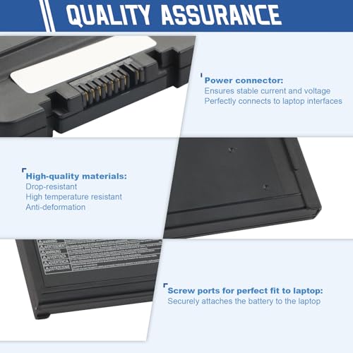 CF-VZSU0PW CF-VZSU0PR Laptop Battery for Panasonic TOUGHBOOK CF54 CF-54 Mk1 | 54 Gloved Multi Touch, 54 Prime CF-VZSUOPW CF-VZSU0GW CF-VZSU0KR 46Wh 4200mAh - size: 5.5*2.8*0.7inch CF-54