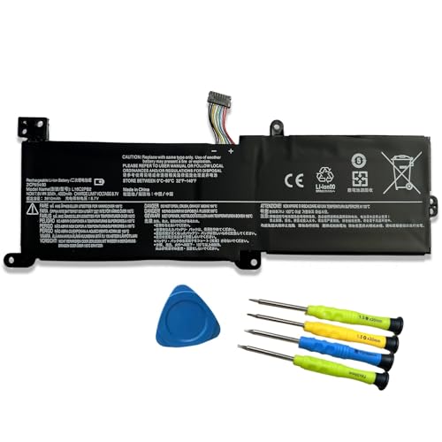 L16C2PB2 L16M2PB1 Laptop Battery Replacement for Lenovo IdeaPad 320-14AST 320-14IAP 320-14ISK 320-15ABR 320-15AST 320-15IAP 330-14IGM 520-15IKB V320-17IKB B320-14IKB L16C2PB1 L16L2PB1 L16L2PB2 30Wh - size: 8.07×3.54×0.20 in L16C2PB2